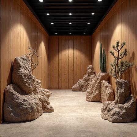 Large custom wooden enclosure for a Monitor lizard